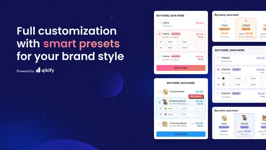 Qikify Quantity Discount screenshot