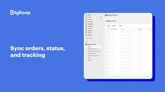 Digiloop Pickup &amp; Delivery screenshot