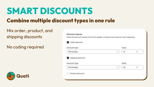 Quati: Smart Discounts screenshot
