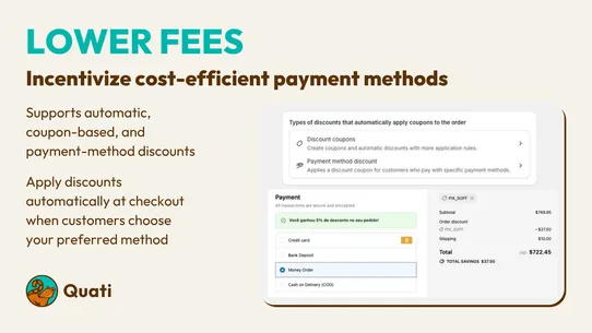 Quati: Smart Discounts screenshot