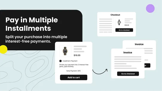 FA: Split Partial Deposit Pay screenshot