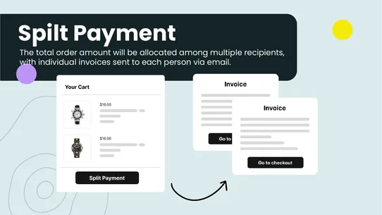 FA: Split Partial Deposit Pay screenshot