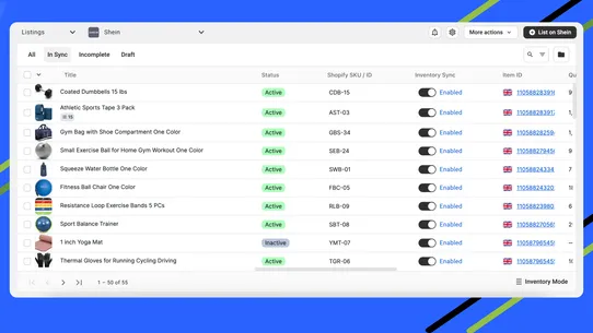 Shein Integration by M2E screenshot