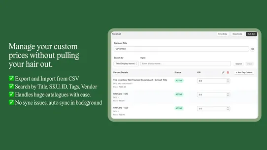 Dollarlabs: B2B Custom Pricing screenshot