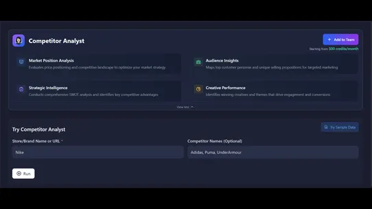 Saara AI Agents screenshot