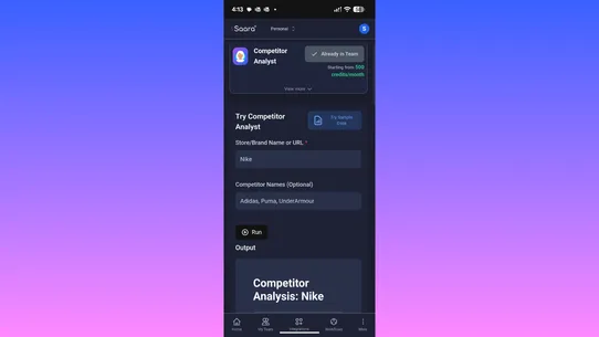 Saara AI : All in One Agents screenshot
