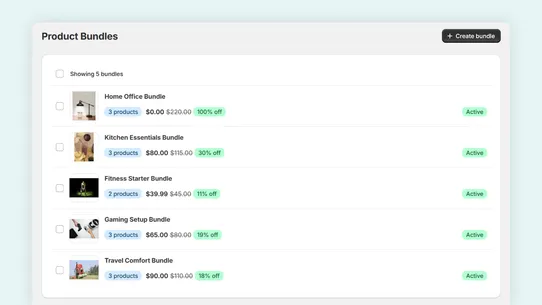 Bundle Works ‑ Bundle Products screenshot
