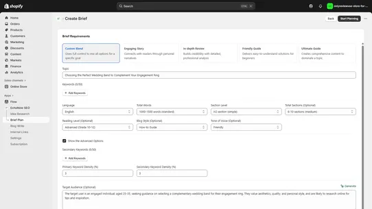 EchoNow SEO screenshot