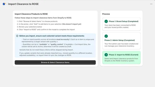 Plenish ROSE Clearance screenshot