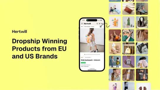 Hertwill EU &amp; US Dropshipping screenshot
