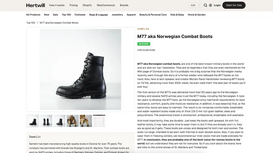 Hertwill: EU &amp; US Dropshipping screenshot