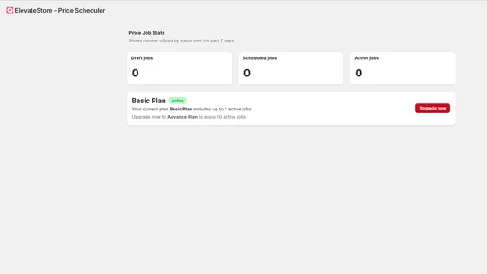 ElevateStore ‑ Price Scheduler screenshot