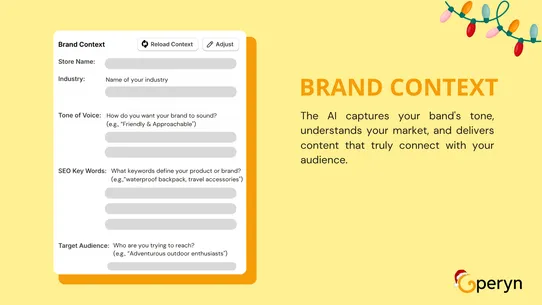 Operyn: AI Product Description screenshot