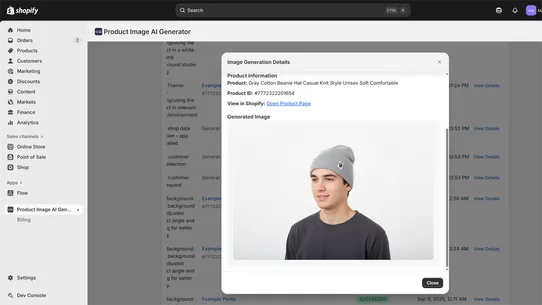 EB Product Image AI Generator screenshot