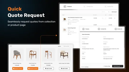 AI Request a Quote, Hide Price screenshot