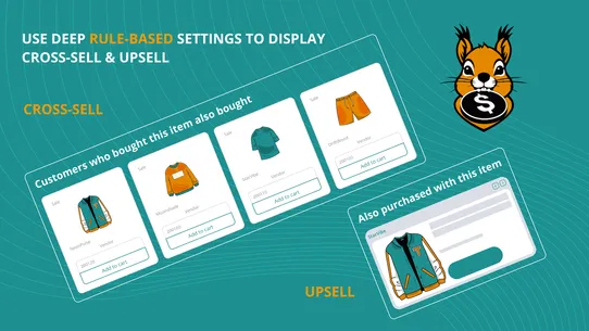 Squirrel Upsell &amp; Cross Sell screenshot