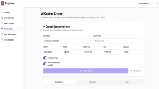 Shopivision screenshot