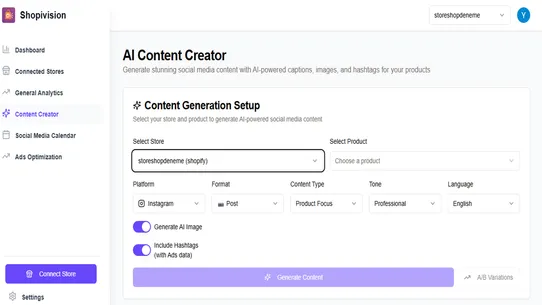 Shopivision screenshot
