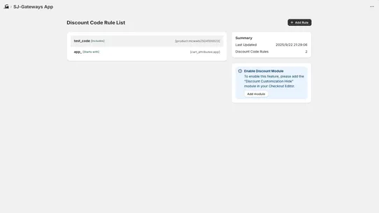 SJ.Gateways screenshot