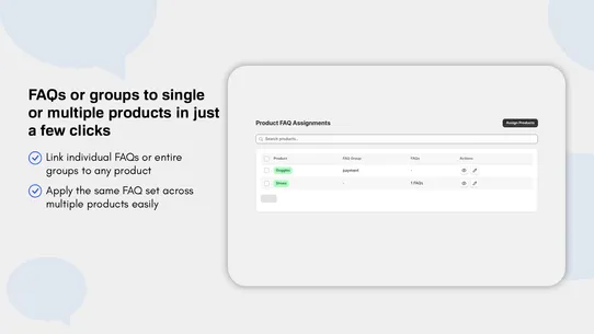 Product FAQ Manager screenshot