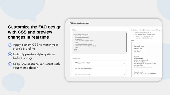 Product FAQ Manager screenshot