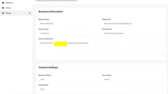 EZBlog screenshot