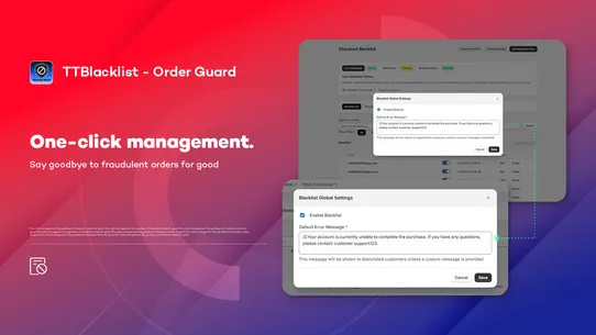 TTBlacklist ‑ Order Guard screenshot