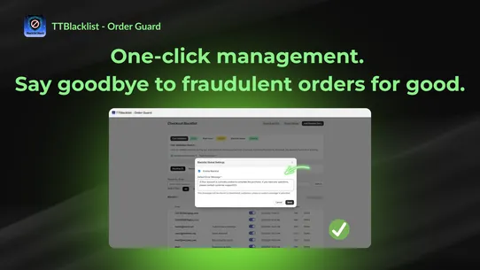 TTBlacklist ‑ Order Guard screenshot