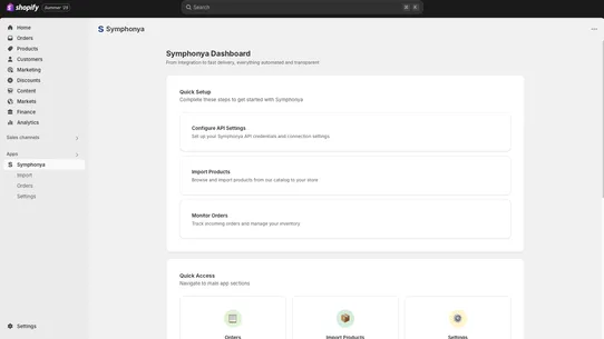 Symphonya screenshot