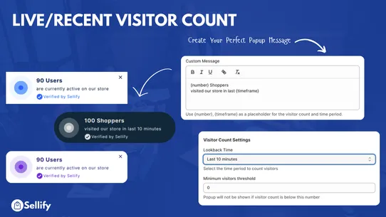 Sellify Sales Pop Social Proof screenshot