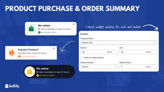 Sales popup: Social Proof+Fomo screenshot