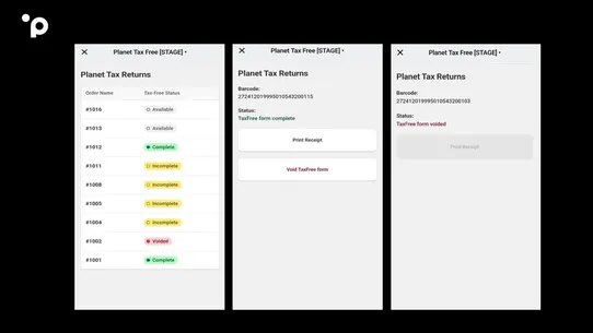 Planet Tax Free screenshot