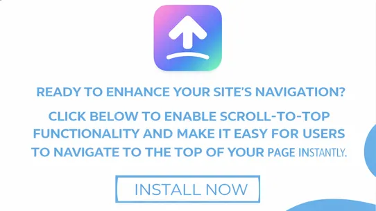 Scroll to Top screenshot