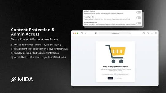 MIDA Fraud IP Blocker screenshot