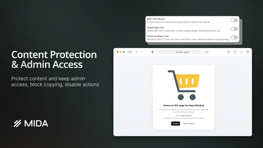 MIDA Fraud Filter, IP Blocker screenshot