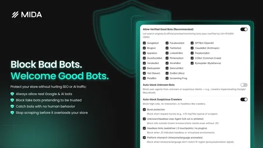 MD Fraud Filter Bot Protection screenshot