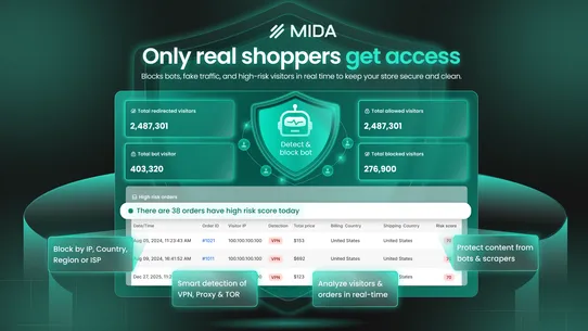 MD Fraud Filter Bot Protection screenshot