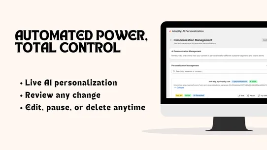Adaptly: AI Ad Personalization screenshot
