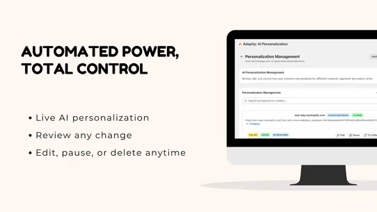 Adaptly: AI Ad Personalization screenshot