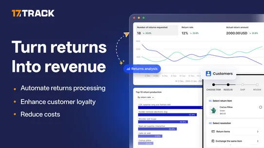 17TRACK Tracking &amp; Returns screenshot