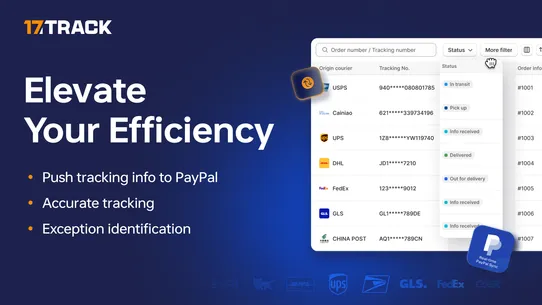 17TRACK Tracking &amp; Returns screenshot