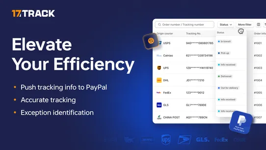 17TRACK Order Tracking screenshot