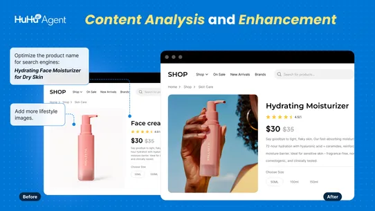 HuHu AI Agent for E‑commerce screenshot