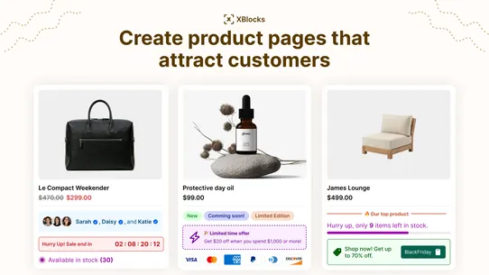 XBlocks: Product Page Blocks screenshot