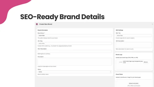 n17 Brand Pages screenshot