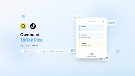 TikTok Pixel by Ownbase screenshot