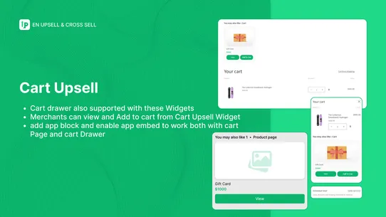 EN UPSELL &amp; CROSS SELL screenshot