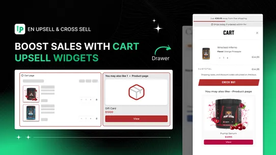 EN Upsell &amp; Cross Sell screenshot