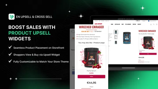 EN Upsell &amp; Cross Sell screenshot