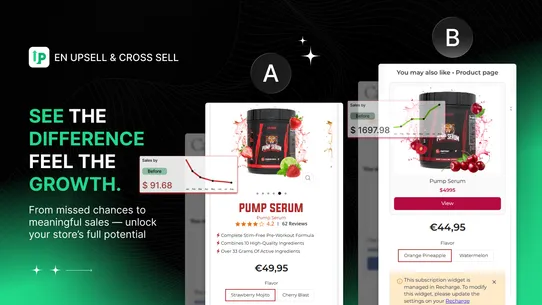 EN Upsell &amp; Cross Sell screenshot